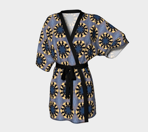 'Prince of Back Bay II' Peachskin Kimono Robe