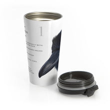 Load image into Gallery viewer, &#39;Raven Wisdom #1&quot; Stainless Steel Travel Mug
