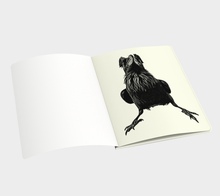 Load image into Gallery viewer, &#39;Land of Ravens, Gold &amp; Diamonds&#39; Notebook (Large)
