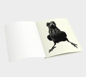 'Land of Ravens, Gold & Diamonds' Notebook (Large)