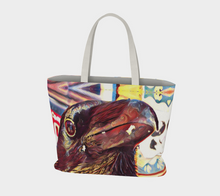 Load image into Gallery viewer, &#39;Swirly Bird&#39; Market Tote
