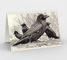 Load image into Gallery viewer, &#39;Four Ravens&#39; Art Cards (Set of 3)
