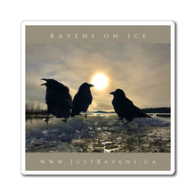Load image into Gallery viewer, &#39;Ravens on Ice&#39; Magnet
