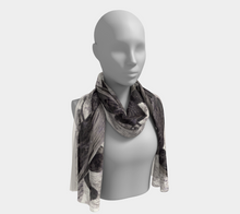 Load image into Gallery viewer, &#39;Four Ravens&#39; Silk Long Scarf

