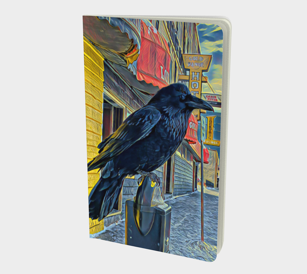 'Gold Range Raven' Notebook (Small)