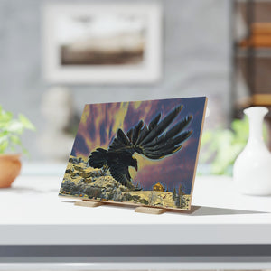 'Giant Raven at Giant Mine' Ceramic Art Tile