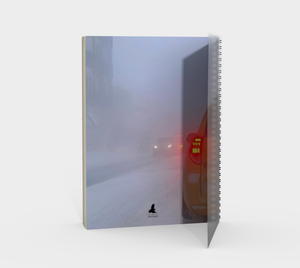 'Ice Fog Taxi' Spiral Notebook (With Cover)