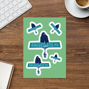 'Ragged Ass Road' Sticker sheet