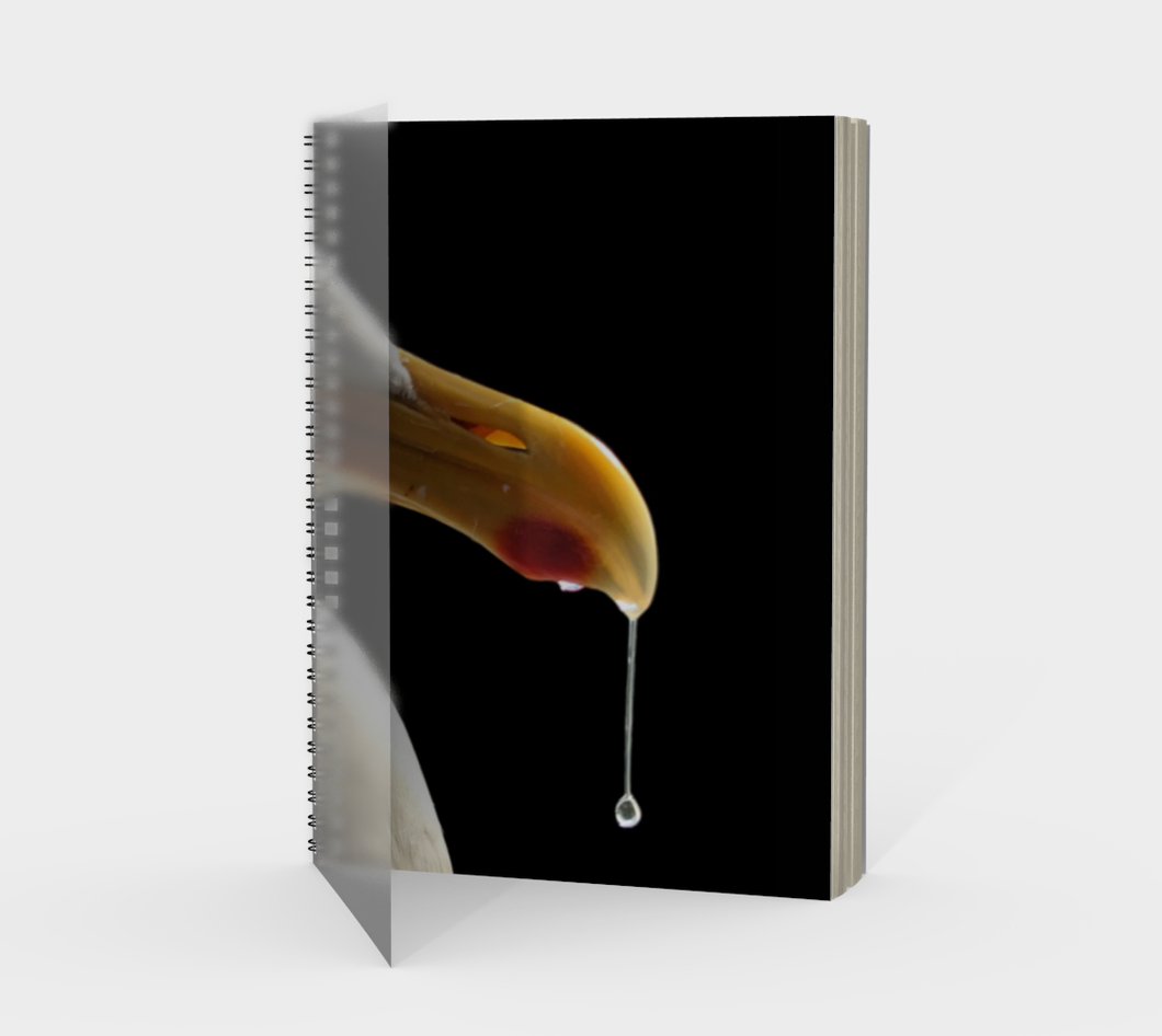 'Drooling Gus' Spiral Notebook (With Cover)