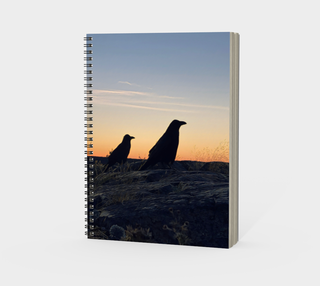'Sunrise with Mom' Spiral Notebook (Without Cover)