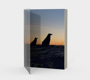 'Sunrise with Mom' Spiral Notebook (With Cover)