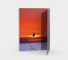 Load image into Gallery viewer, &#39;Sebastian at Dawn&#39; Spiral Notebook (With Cover)
