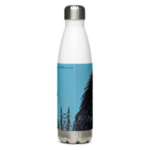 'Reflections in Blue' Stainless Steel Water Bottle