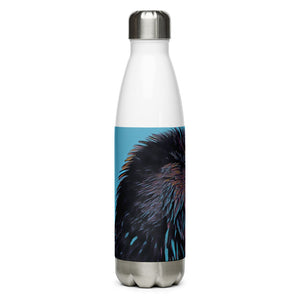 'Reflections in Blue' Stainless Steel Water Bottle