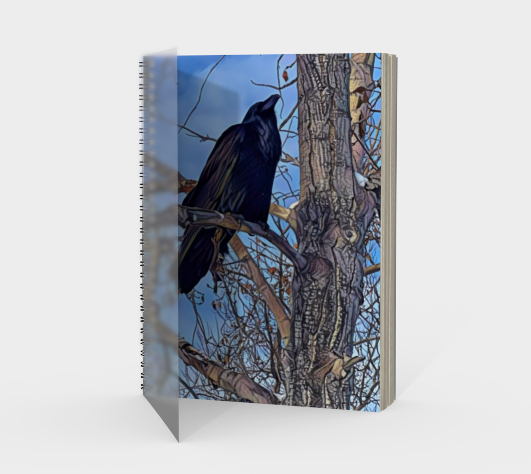 'Autumn Tree' Spiral Notebook (With Cover)