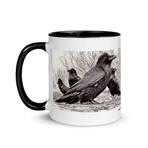 'Four Ravens' Ceramic Mug