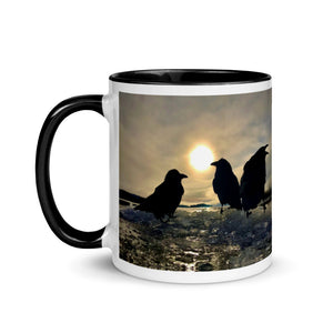 'Ravens on Ice' Ceramic Mug