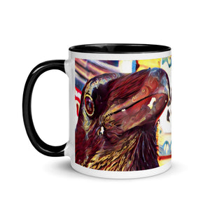 'Swirly Bird' Ceramic Mug