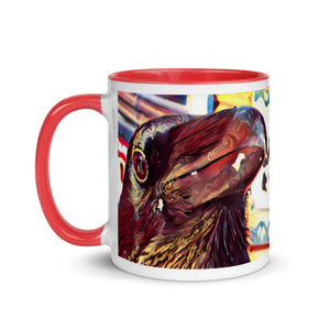 'Swirly Bird' Ceramic Mug